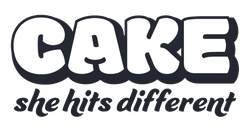 Cake She Hits Different Logo