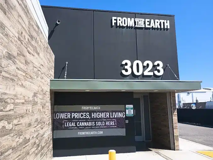 exterior of From the Earth Santa Ana dispensary